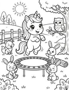 Dibujos de unicornios para imprimir y colorear