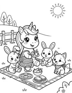 Dibujos de unicornios para imprimir y colorear