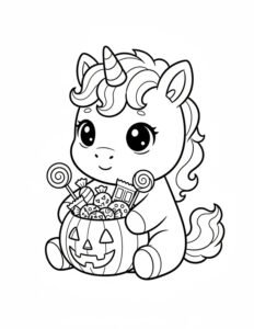 Dibujos de unicornios para imprimir y colorear