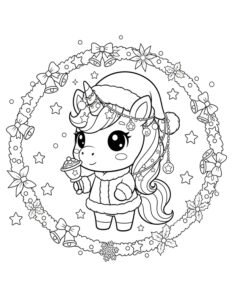 Dibujos de unicornios para imprimir y colorear