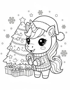 Dibujos de unicornios para imprimir y colorear