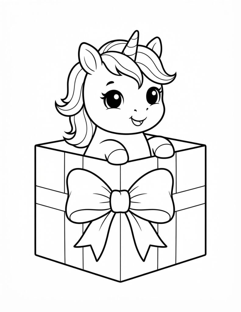 Dibujos de Unicornios Kawaii 